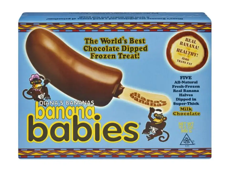 Order Dianas Bananas Banana Babies, Milk Chocolate - 10.5 Ounces food online from Holiday farms store, Roslyn Heights on bringmethat.com