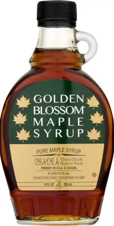 Order Golden Blossom 100% Pure Grade A Maple Syrup - 8 Fluid Ounces food online from Holiday farms store, Roslyn Heights on bringmethat.com