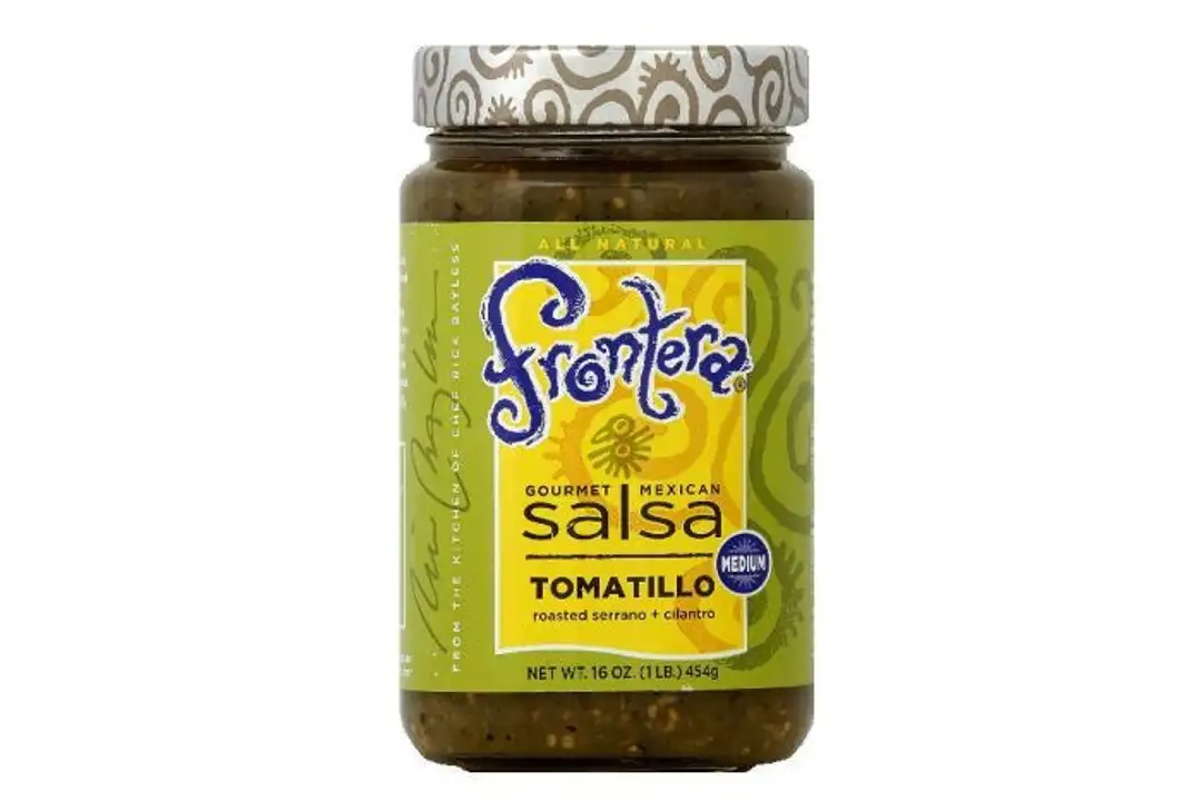 Order Frontera Salsa, Tomatillo, Medium - 16 Ounces food online from Whole Foods Co-Op Denfeld store, Duluth on bringmethat.com