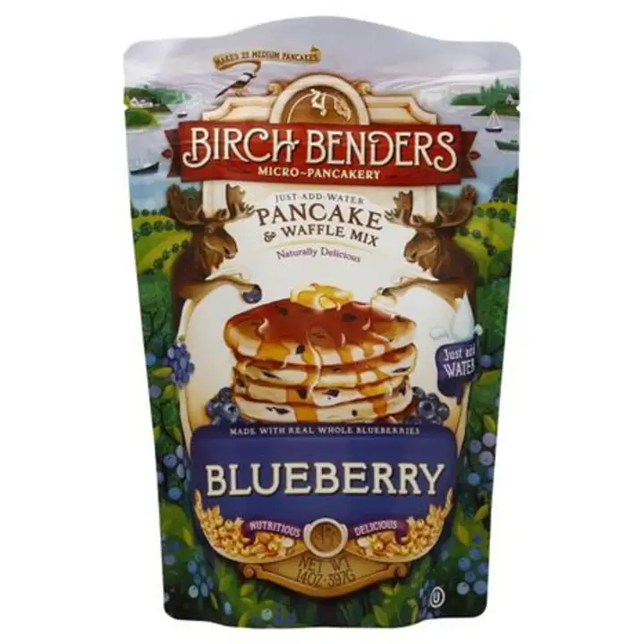 Order Birch Benders Pancake & Waffle Mix, Blueberry - 14 Ounces food online from Whole Foods Co-Op Denfeld store, Duluth on bringmethat.com