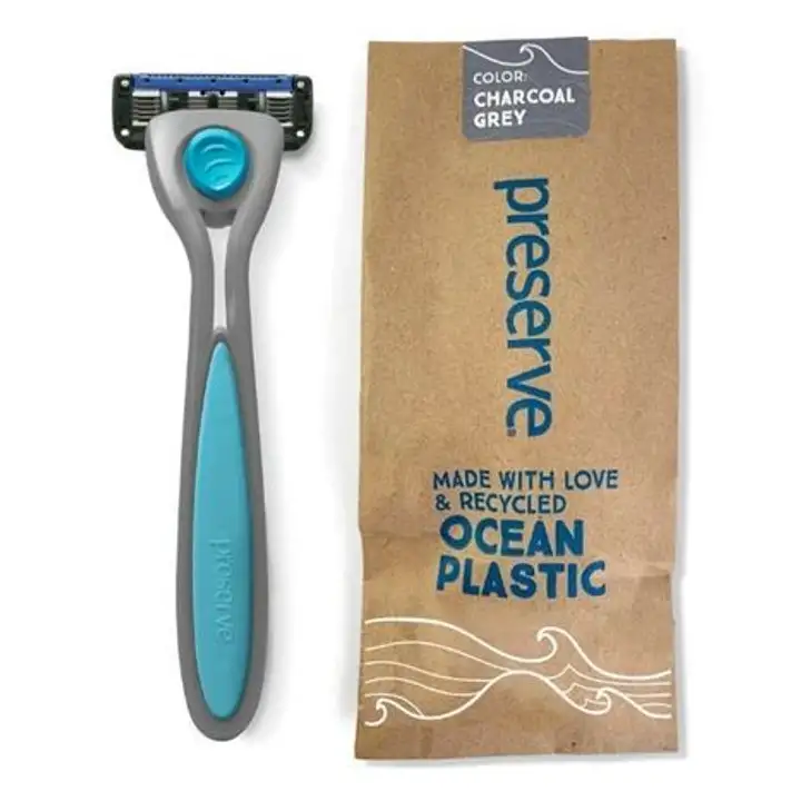 Order Preserve Popi Shave Charcoal Grey 5 Razor food online from Whole Foods Co-Op Denfeld store, Duluth on bringmethat.com