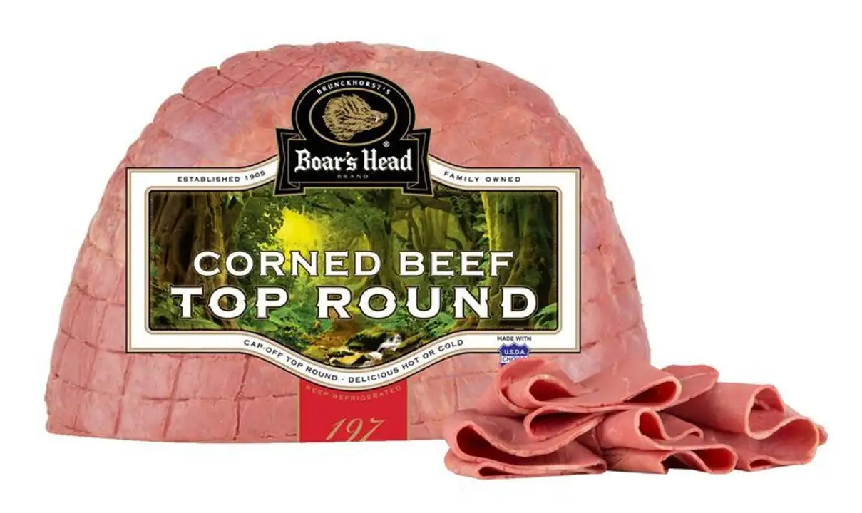 Order Boar’s Head® Corned Beef Top Round food online from Meats Supreme store, Brooklyn on bringmethat.com