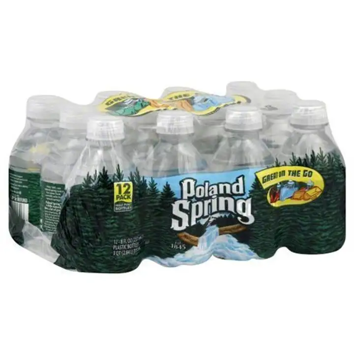 Order Poland Spring Water, Natural Spring - 12 Pack food online from Holiday farms store, Roslyn Heights on bringmethat.com