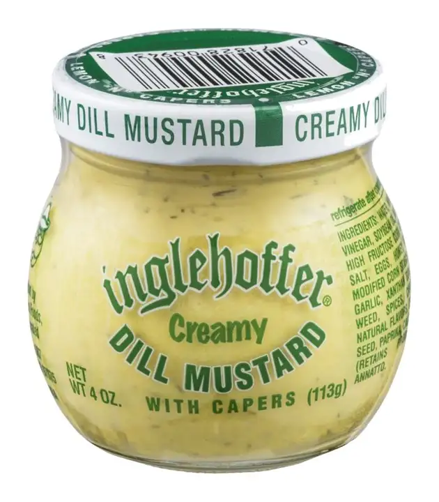 Order Inglehoffer Dill Mustard, Creamy - 4 Ounces food online from Novato Harvest Market store, Novato on bringmethat.com