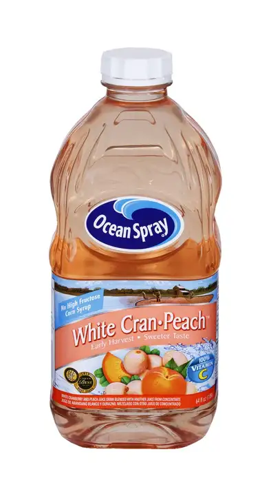 Order Ocean Spray Juice Drink, White Cran-Peach - 64 Ounces food online from Novato Harvest Market store, Novato on bringmethat.com