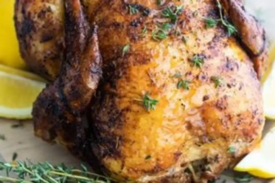 Order Rotisserie Chicken - 3.5 Pounds food online from Holiday farms store, Roslyn Heights on bringmethat.com