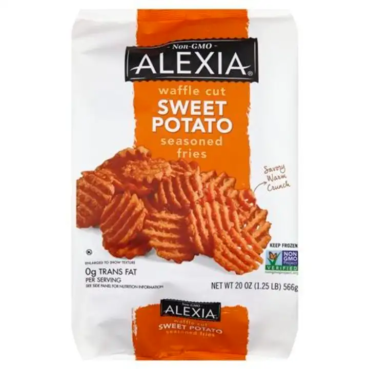 Order Alexia Fries, Seasoned, Sweet Potato, Waffle Cut - 20 Ounces food online from Holiday farms store, Roslyn Heights on bringmethat.com