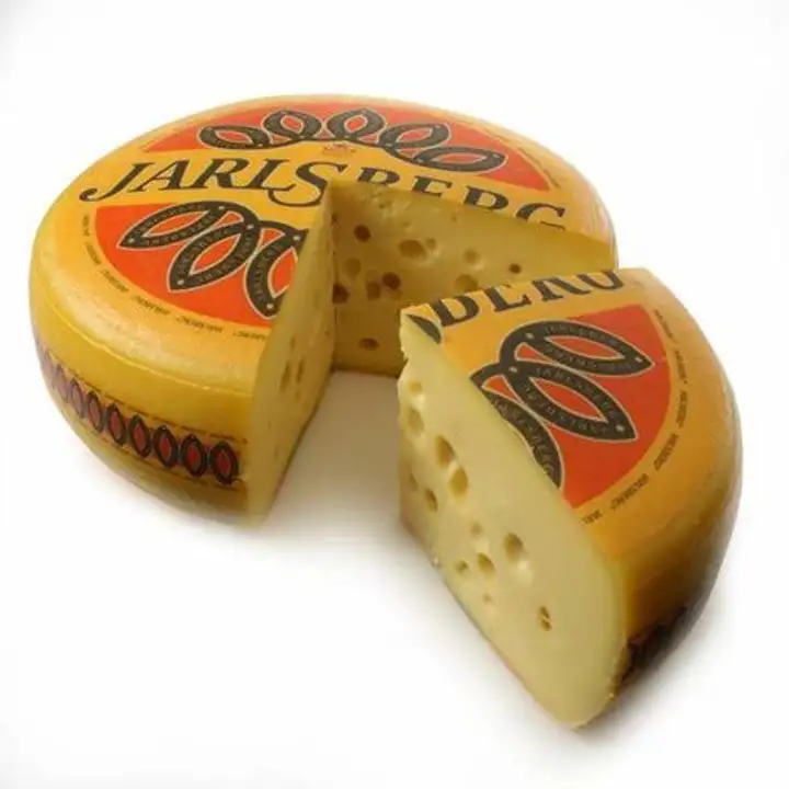 Order Jarlsberg Imported Swiss Cheese food online from Holiday farms store, Roslyn Heights on bringmethat.com