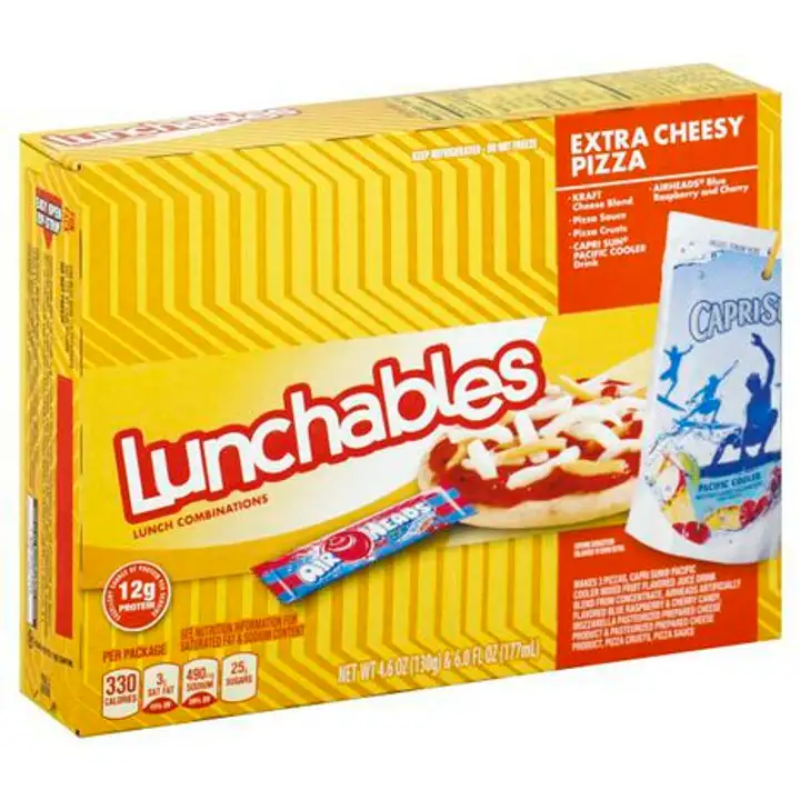 Order Lunchables Lunch Combinations, Extra Cheesy Pizza - 10.8 Ounces food online from Novato Harvest Market store, Novato on bringmethat.com