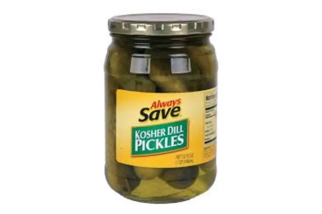 Order Always Save Kosher Dill Pickles - 32 Ounces food online from Fligner Market store, Lorain on bringmethat.com