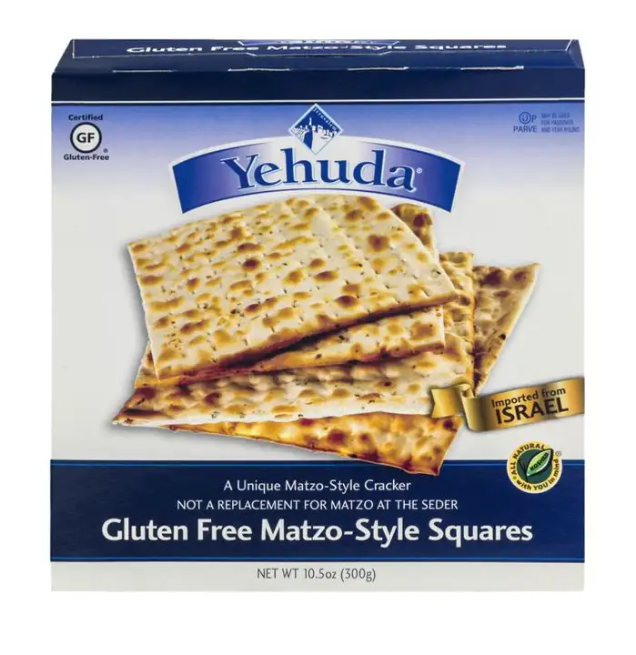 Order Yehuda Matzos Crackers, Gluten Free, Matzo-Style Squares - 10.5 Ounces food online from Whole Foods Co-Op Denfeld store, Duluth on bringmethat.com