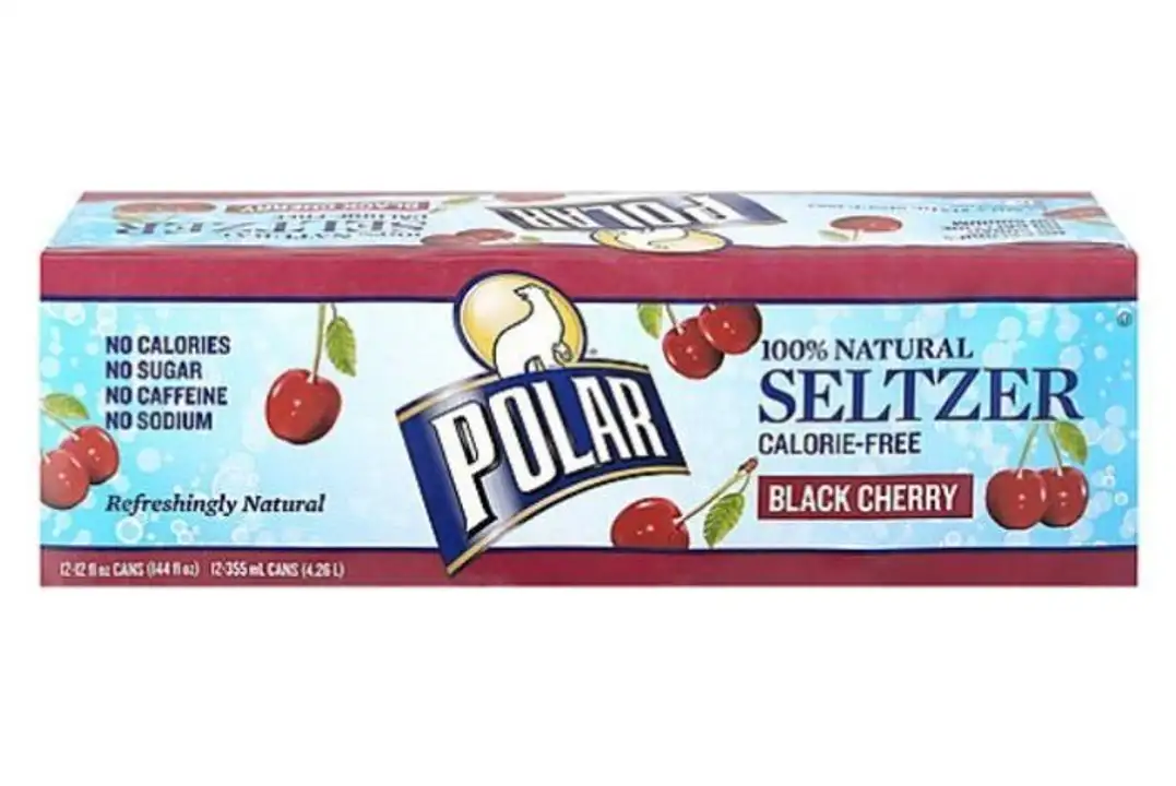Order Polar Seltzer, Calorie-Free, Black Cherry - 12 Pack (12 Fluid Ounces Each) food online from Holiday farms store, Roslyn Heights on bringmethat.com