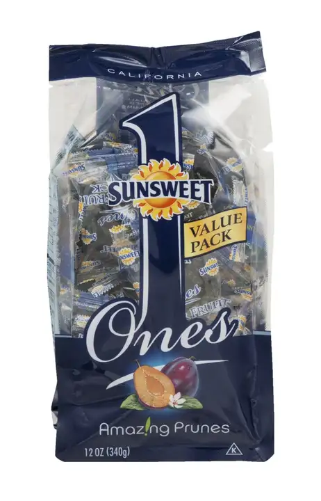Order Sunsweet Ones Prunes, Amaz!n, Value Pack - 12 Ounces food online from Novato Harvest Market store, Novato on bringmethat.com