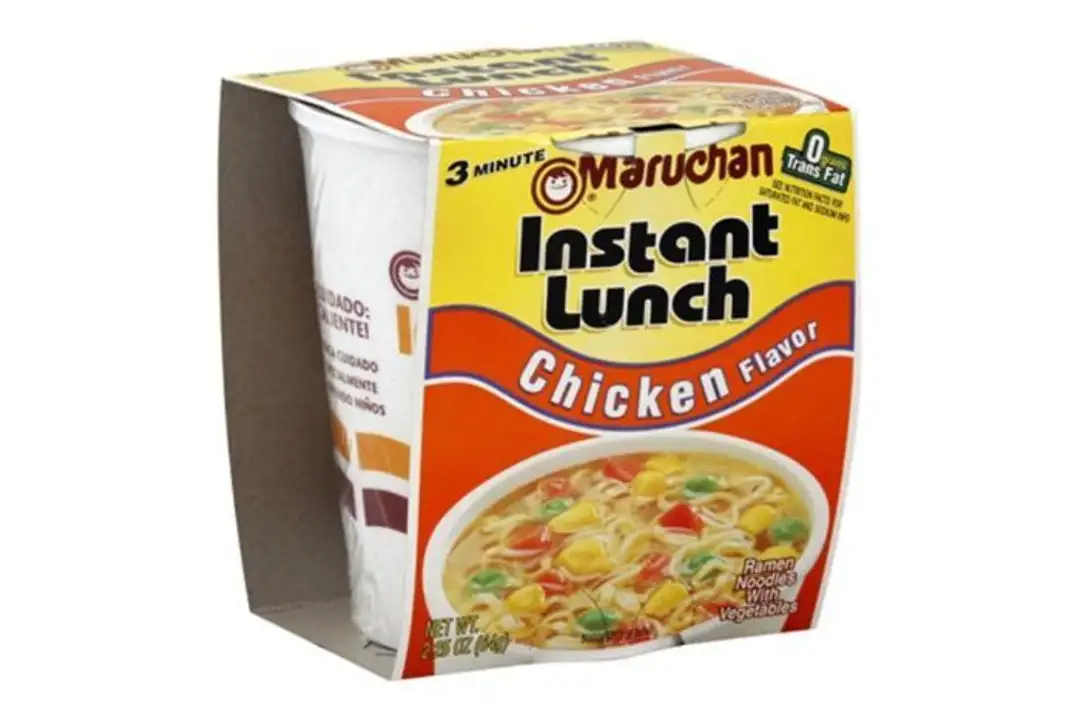 Order Maruchan Instant Lunch Ramen Noodle Soup, Chicken Flavor - 2.25 Ounces food online from Holiday farms store, Roslyn Heights on bringmethat.com