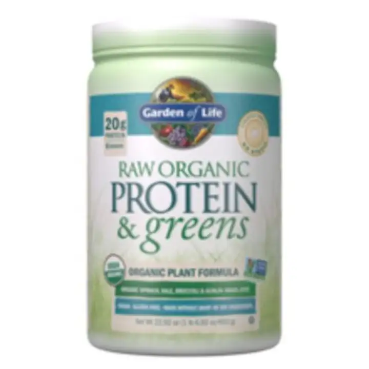 Order Garden of Life Raw Protein & Greens Plant Formula, Organic - 23 Ounces food online from Whole Foods Co-Op Denfeld store, Duluth on bringmethat.com