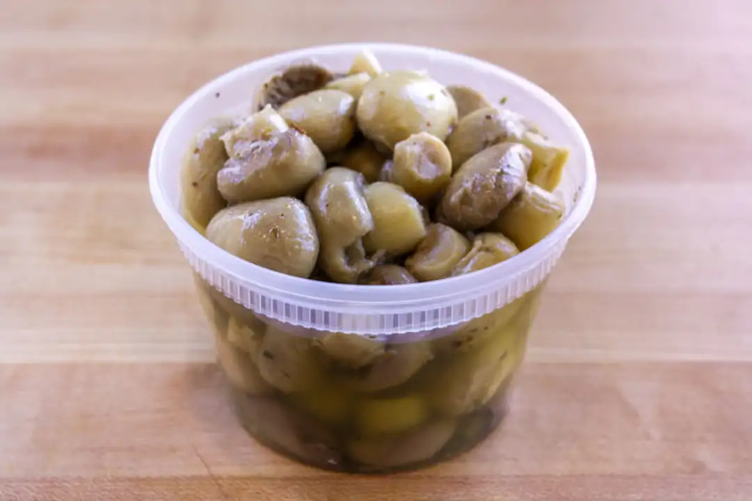 Order Marinated Mushrooms food online from Holiday farms store, Roslyn Heights on bringmethat.com