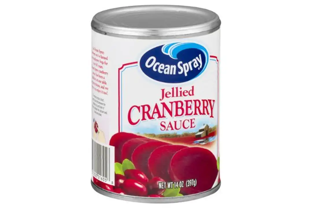 Order Ocean Spray Cranberry Sauce, Jellied - 14 Ounces food online from Holiday farms store, Roslyn Heights on bringmethat.com