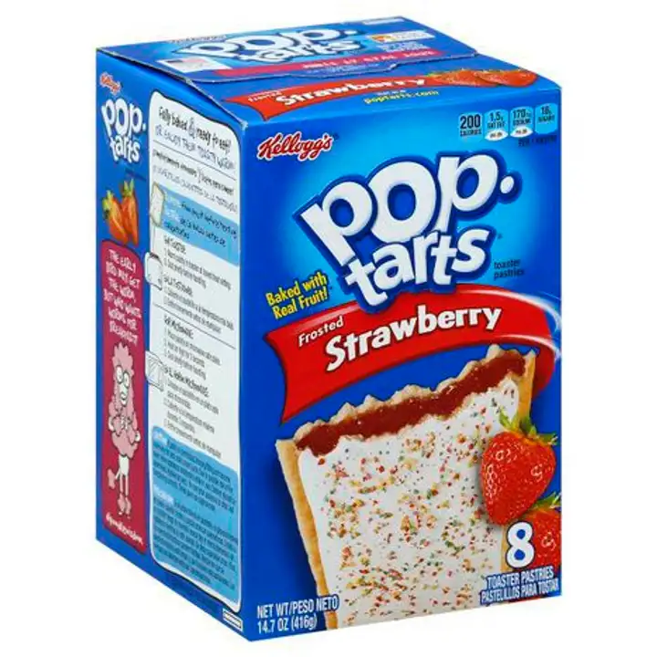 Order Pop Tarts Toaster Pastries, Frosted Strawberry - 14.7 Ounces food online from Fligner Market store, Lorain on bringmethat.com