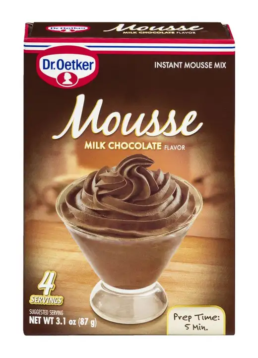 Order Dr Oetker Mousse Mix, Instant, Milk Chocolate Flavor - 3 Ounces food online from Novato Harvest Market store, Novato on bringmethat.com