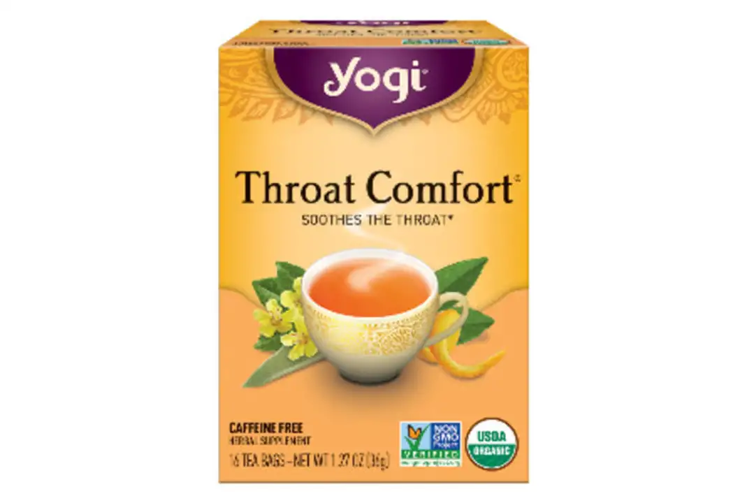 Order Yogi Tea, Throat Comfort, Bags - 16 Bags food online from Holiday farms store, Roslyn Heights on bringmethat.com