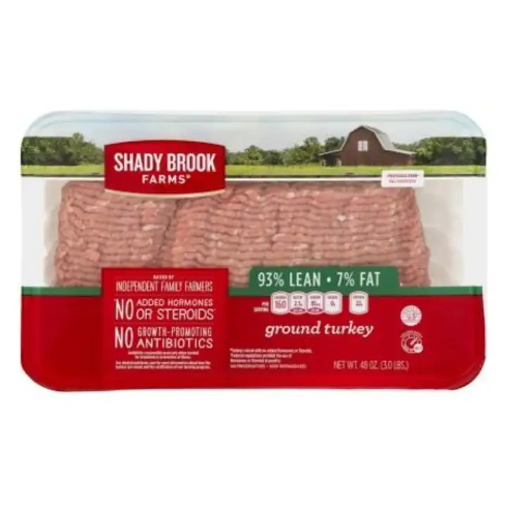 Order Shady Brooks Farm Fresh 93% Lean Ground Turkey food online from Meats Supreme store, Brooklyn on bringmethat.com