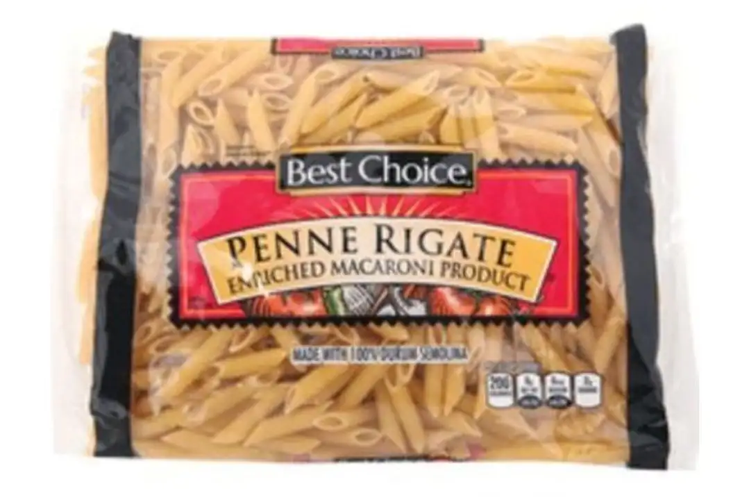 Order Best Choice Penne Rigate - 16 Ounces food online from Fligner Market store, Lorain on bringmethat.com