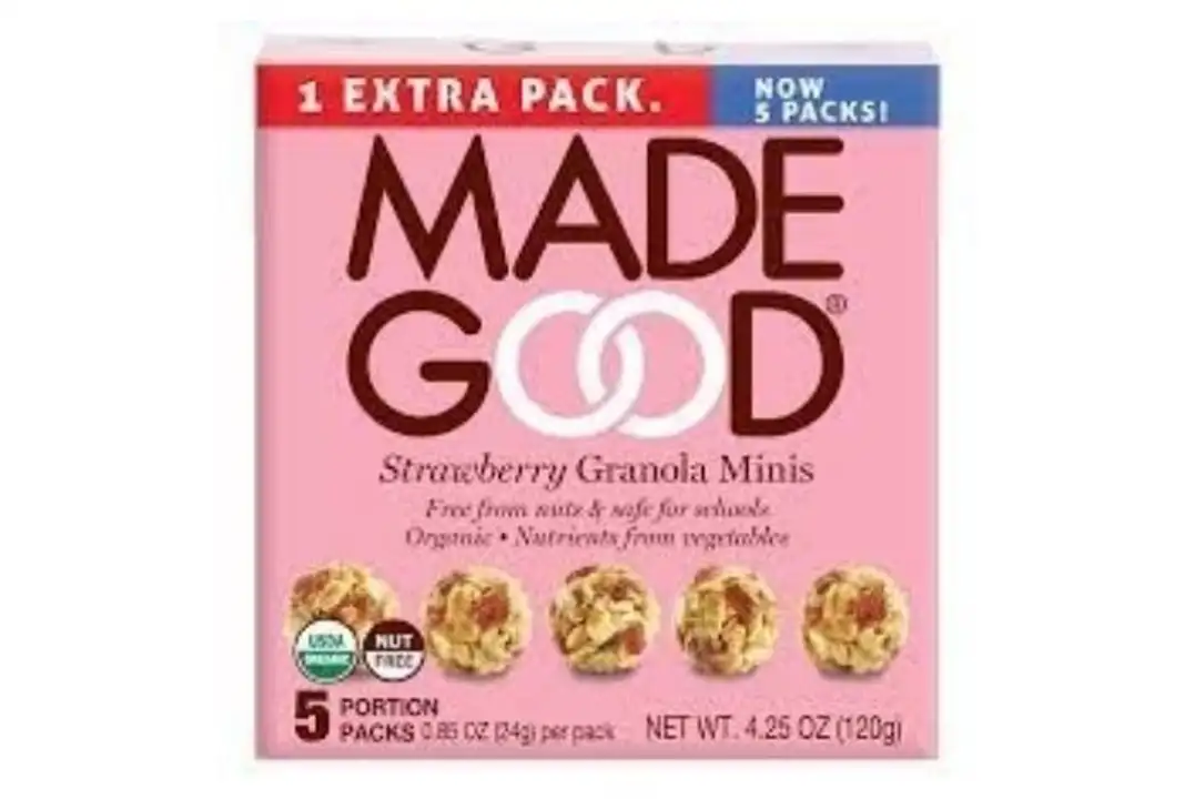 Order MADE GOOD Strawberry Granola Minis. 4.25 oz food online from Whole Foods Co-Op Denfeld store, Duluth on bringmethat.com