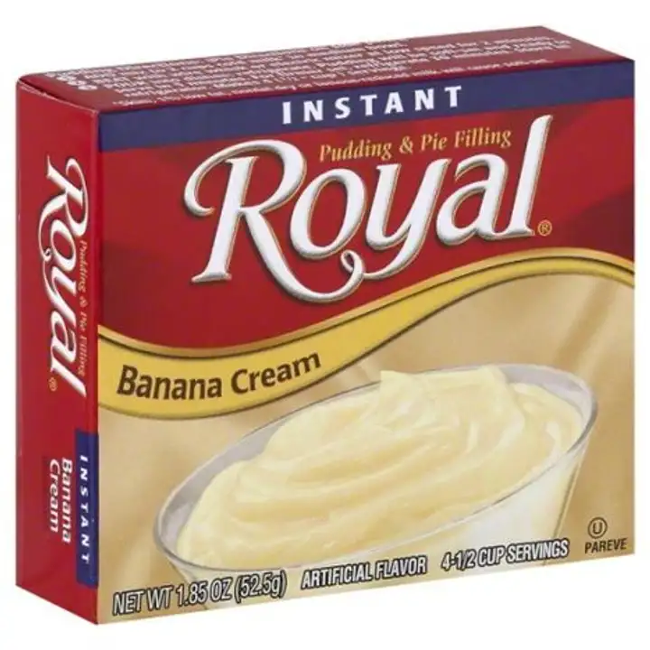 Order Royal Pudding & Pie Filling, Instant, Banana Cream - 1.5 Ounces food online from Fligner Market store, Lorain on bringmethat.com