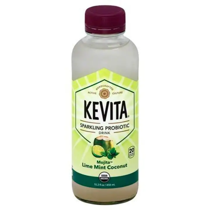 Order KeVita Probiotic Drink, Sparkling, Mojita Lime Mint Coconut - 15.2 Ounces food online from Whole Foods Co-Op Denfeld store, Duluth on bringmethat.com