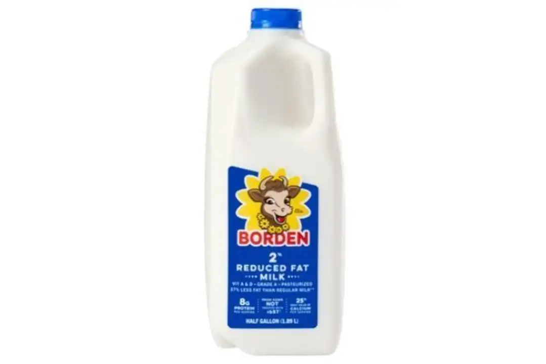 Order Borden Milk, Reduced Fat, 2% - 0.5 Gallons food online from Fligner Market store, Lorain on bringmethat.com