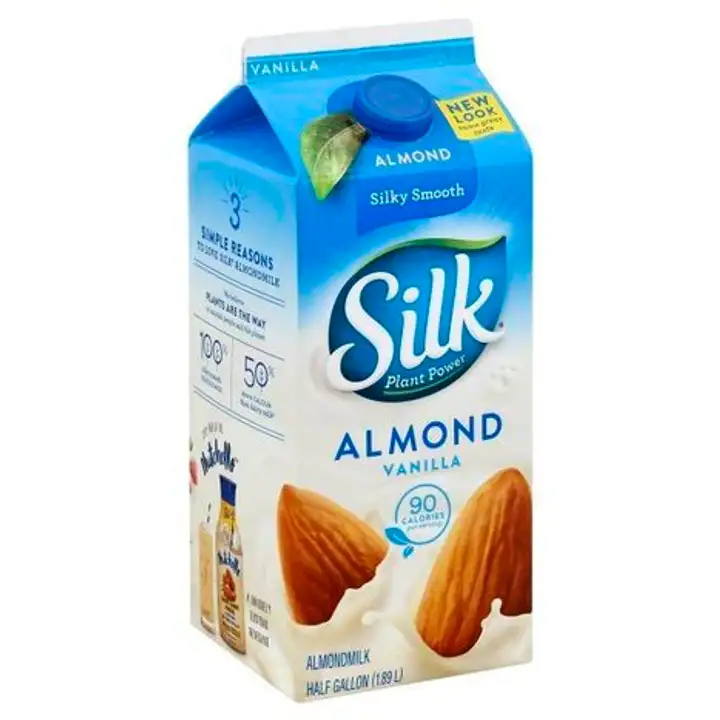 Order Silk Almondmilk, Vanilla - 64 Ounces food online from Holiday farms store, Roslyn Heights on bringmethat.com