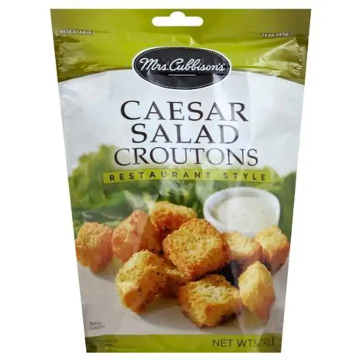 Order Mrs Cubbisons Croutons, Caesar Salad, Restaurant Style - 5 Ounces food online from Holiday farms store, Roslyn Heights on bringmethat.com