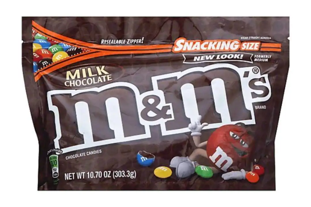 Order M & M Chocolate Candies, Milk Chocolate, Sharing Size - 10.7 Ounces food online from Fligner Market store, Lorain on bringmethat.com