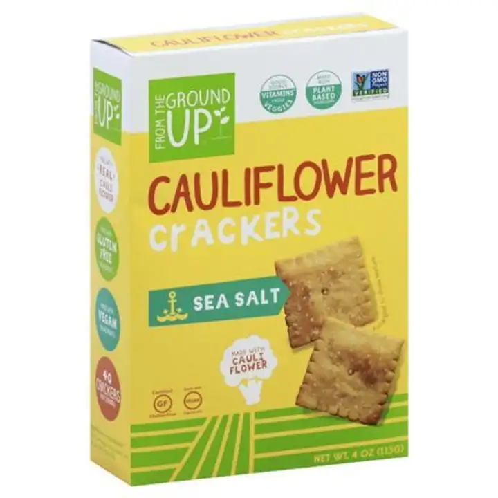 Order From the Ground Up Crackers, Cauliflower, Sea Salt - 4 Ounces food online from Whole Foods Co-Op Denfeld store, Duluth on bringmethat.com