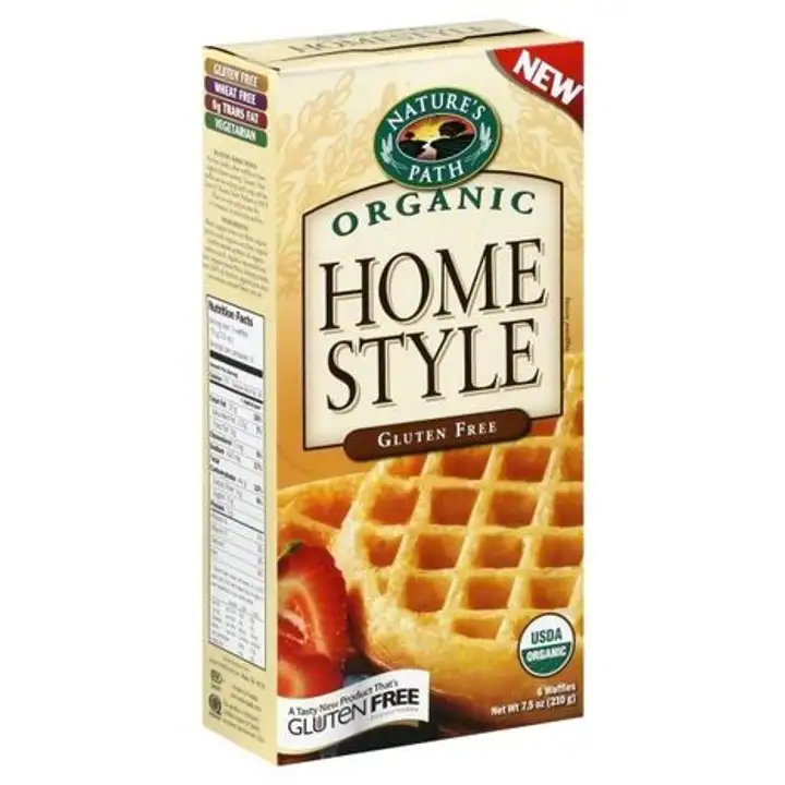 Order Nature's Path Organic Waffles, Home Style - 7.5 Ounces food online from Novato Harvest Market store, Novato on bringmethat.com