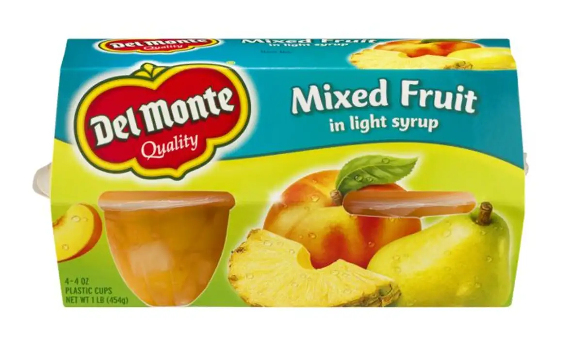 Order Del Monte Mixed Fruit - 4 Each food online from Holiday farms store, Roslyn Heights on bringmethat.com