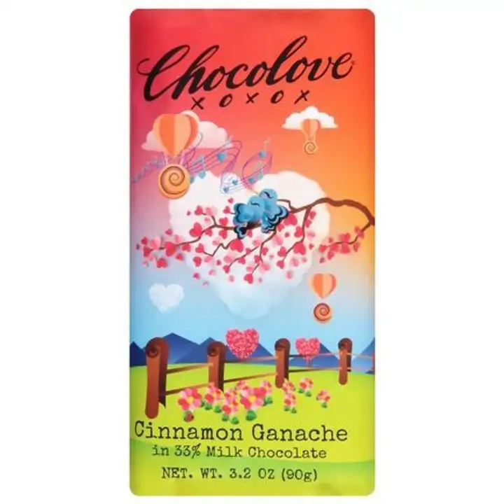 Order CHOCOLOVE Cinnamon Ganache, in 33% Milk Chocolate - 3.2 Ounces food online from Whole Foods Co-Op Denfeld store, Duluth on bringmethat.com