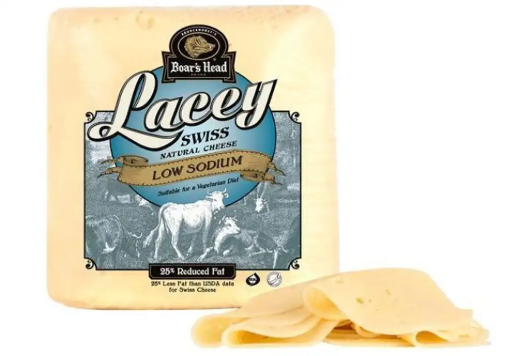 Order Boar’s Head® Lacey Swiss Cheese food online from Meats Supreme store, Brooklyn on bringmethat.com