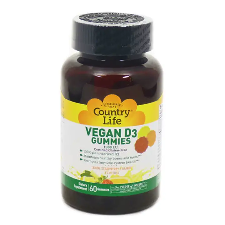 Order Country Life Vegan D3 Gummies -  60 Chw food online from Whole Foods Co-Op Denfeld store, Duluth on bringmethat.com