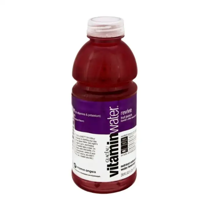 Order Vitaminwater Water Beverage, Fruit Punch Flavored, Revive - 20 Ounces food online from Novato Harvest Market store, Novato on bringmethat.com