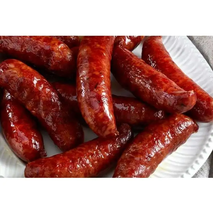 Order Virginia Brand Hot Smoked Beef Sausage - 40 Ounces food online from Fligner Market store, Lorain on bringmethat.com