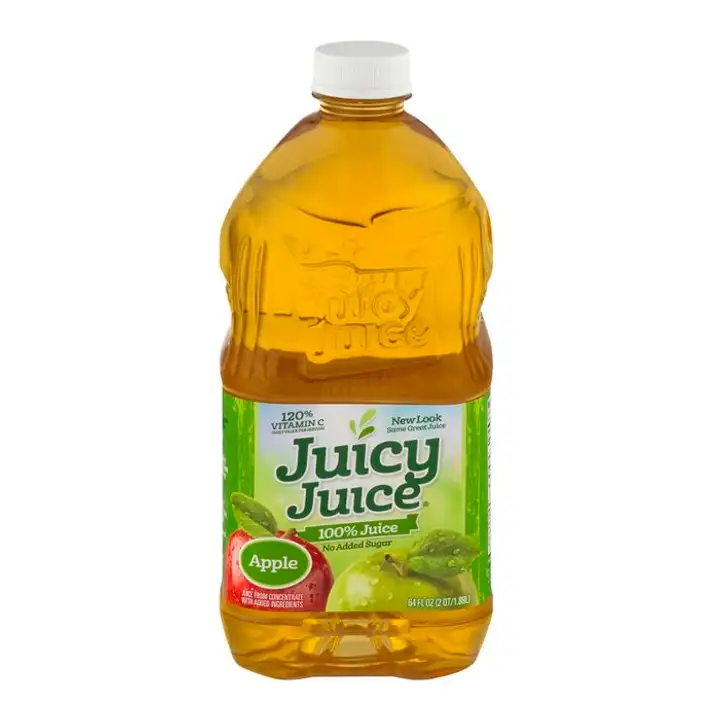 Order Juicy Juice 100% Juice, Apple - 64 Ounces food online from Fligner Market store, Lorain on bringmethat.com