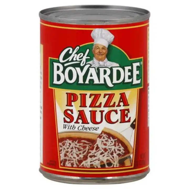 Order Chef Boyardee Pizza Sauce, with Cheese - 15 Ounces food online from Fligner Market store, Lorain on bringmethat.com