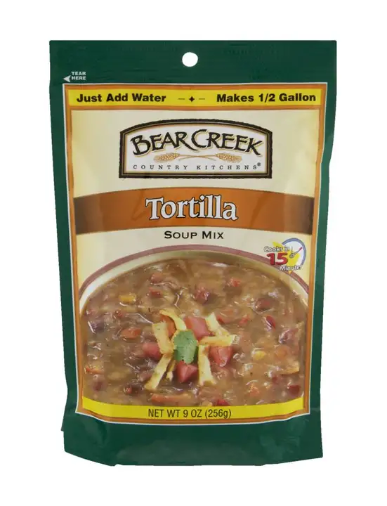 Order Bear Creek Soup Mix, Tortilla - 9 Ounces food online from Novato Harvest Market store, Novato on bringmethat.com