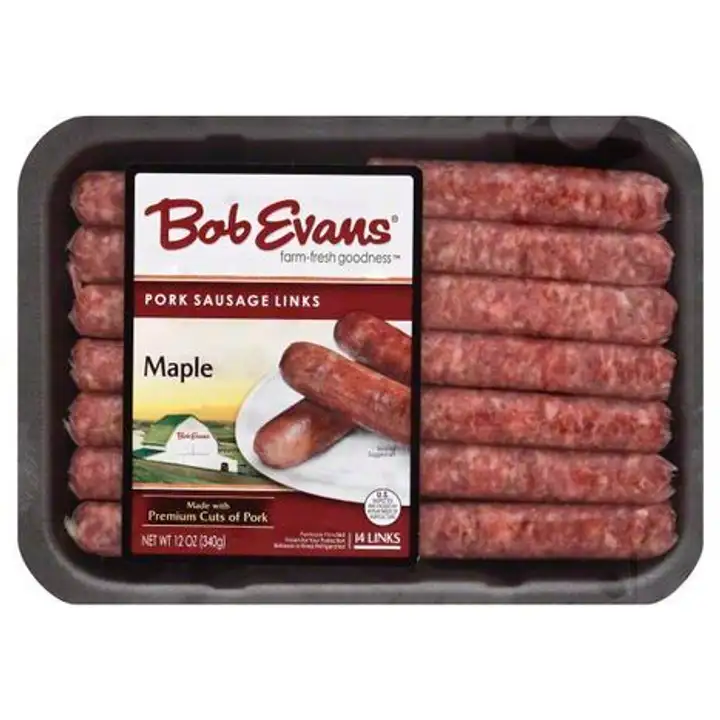 Order Bob Evans Sausage, Pork, Maple, Links - 12 Ounces food online from Fligner Market store, Lorain on bringmethat.com
