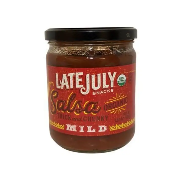 Order Late July Snacks Organic Thick & Chunky Mild Salsa food online from Whole Foods Co-Op Denfeld store, Duluth on bringmethat.com