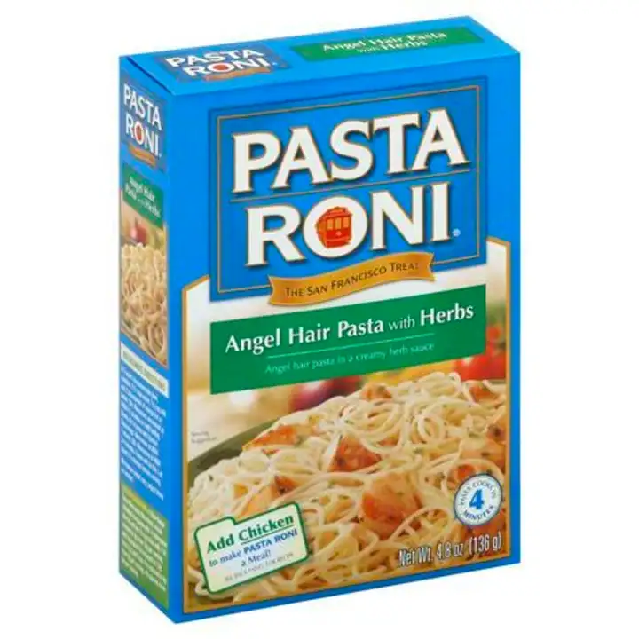 Order Pasta Roni Angel Hair Pasta, with Herbs - 4.8 Ounces food online from Fligner Market store, Lorain on bringmethat.com