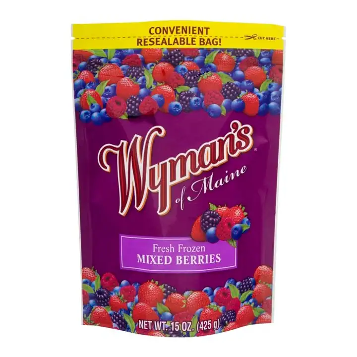 Order Wymans Fresh Frozen Mixed Berries - 15 Ounces food online from Whole Foods Co-Op Denfeld store, Duluth on bringmethat.com