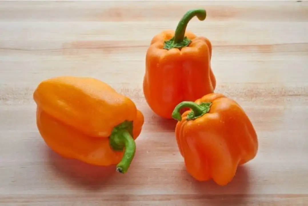 Order Organic Orange Bell Pepper food online from Whole Foods Co-Op Denfeld store, Duluth on bringmethat.com