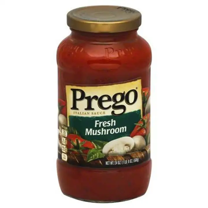 Order Prego Italian Sauce, Fresh Mushroom - 28 Ounces food online from Novato Harvest Market store, Novato on bringmethat.com